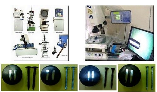 Equipos de prueba y medición para tornillos autorroscantes